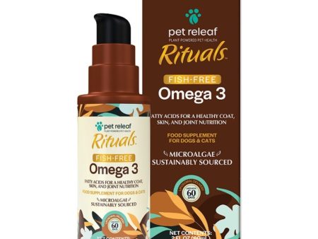 Pet Relief  Rituals Dog & Cat 2oz. 30 Omega 3 Algae Fish Free Online Hot Sale