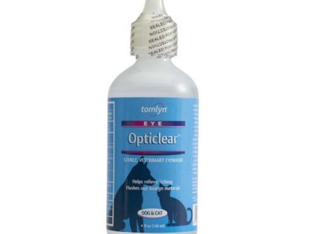 Tomlyn Opticlear Sterile Eye Wash for Dogs & Cats 1ea 4 fl oz Online Hot Sale