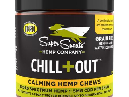 Super Snouts Dog Grain Free Broad Spectrum Chew Chill Out 30 Count Cheap