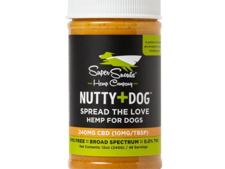 Super Snouts Dog Broad Peanut Butter Original 240Mg Online now