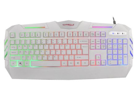 2016 Wired Mini Keyboard K3 USB Wired Illuminated Colorful LED Backlight Multimedia PC Gaming Keyboard Online Hot Sale