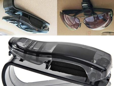 Car Sun Visor Glasses Sunglasses Ticket Receipt Card Clip Storage Holder on Sale