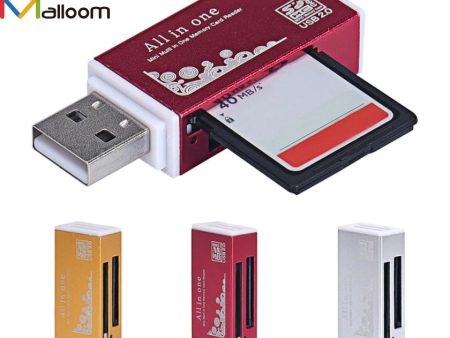 2017 Fashion PC Accessories Super Speed USB 2.0 All In 1 Multi Memory Card Reader Free Shipping Gift Sale Cheap