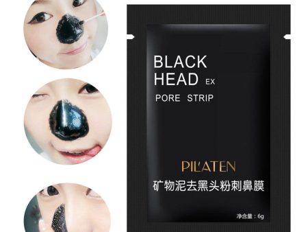 1PC lackhead Remover Black Mud Deep Cleansing Purifying Peel Acne Face Mask Online Hot Sale