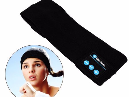 Wireless Bluetooth Stereo Music Sports Headband Audio Speaker Sweatband Headwear Strap USB Rechargeable for Sport Running Yoga Discount