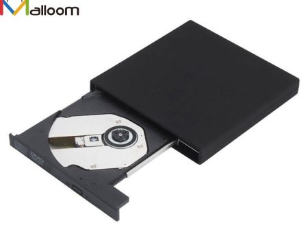 100% Brand New  Black USB 2.0 External DVD Combo CD-RW Burner Drive CD+-RW DVD ROM Free Shipping&Wholesale For Discount