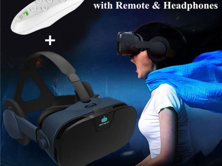 Gafas-3D VR Glasses Headset with Helmet Controller Virtual Reality Goggles for Iphone X LG Sony Xiaomi Watch 3D Movie Video #refresh Fashion