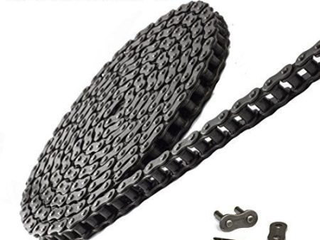 #40 Roller Chain 10 Feet with 1 Connecting Link Hot on Sale