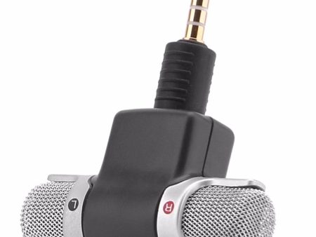 Fornorm Portable Stereo Recording Microphone Mic With 3.5mm Mini Jack Gold Plated Plug For PC Laptop Notebook Supply