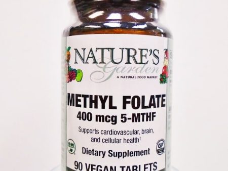 Methyl Folate 400 mcg 5-MTHF  90 Vegan Tablets Online now