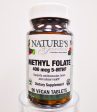 Methyl Folate 400 mcg 5-MTHF  90 Vegan Tablets Online now